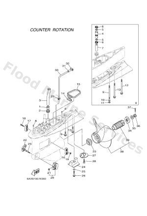 Diagram for LOWER CASING & DRIVE 4