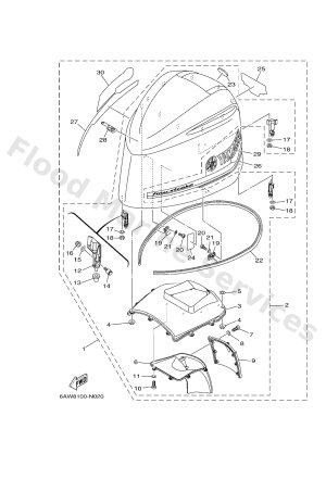 Diagram for TOP COWLING