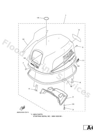 Diagram for TOP COWLING
