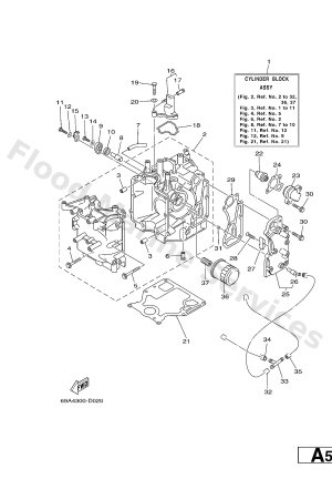 Diagram for CYLINDER & CRANKCASE 1