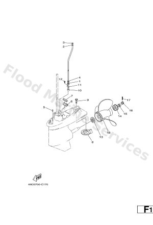 Diagram for LOWER CASING & DRIVE 2