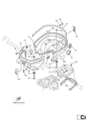Diagram for BOTTOM COWLING