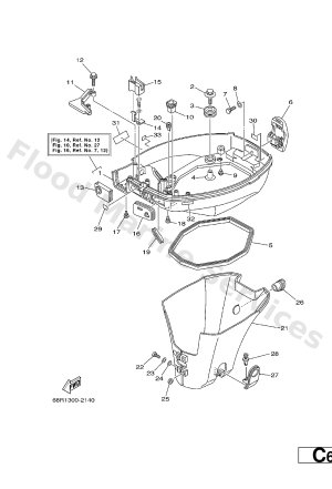 Diagram for BOTTOM COWLING