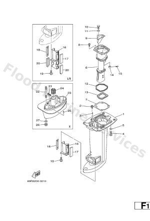 Diagram for UPPER CASING