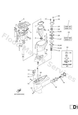 Diagram for REPAIR KIT 4