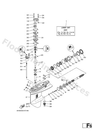 Diagram for LOWER CASING & DRIVE 3