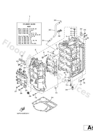 Diagram for CYLINDER & CRANKCASE 1