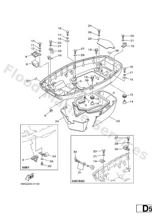 Diagram for BOTTOM COWLING