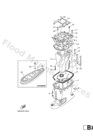 Diagram for UPPER CASING