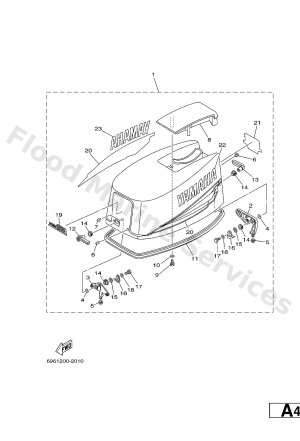 Diagram for TOP COWLING 1