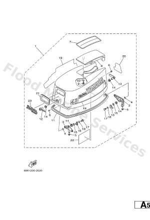 Diagram for TOP COWLING 2