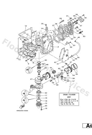 Diagram for CYLINDER & CRANKCASE