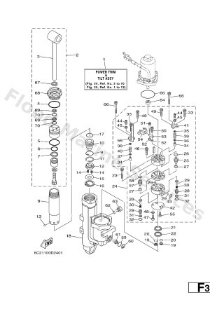 Diagram for POWER TRIM & TILT ASSY 1