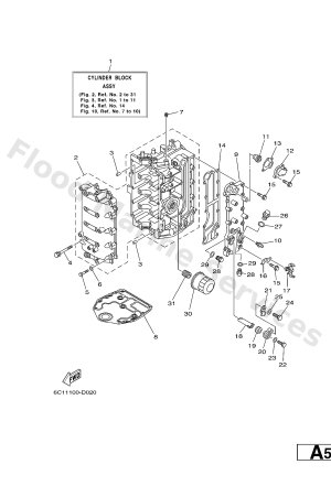 Diagram for CYLINDER & CRANKCASE 1