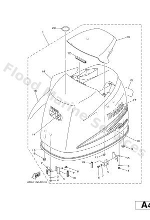 Diagram for TOP COWLING
