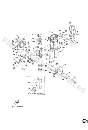 Diagram for UPPER CASING & BRACKET