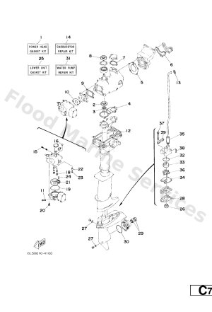 Diagram for REPAIR KIT