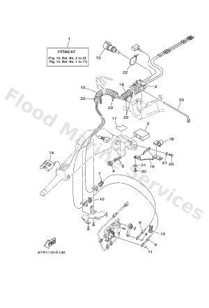 Diagram for TILLER HANDLE FITTING KIT F75 F90