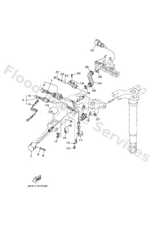 Diagram for TILLER HANDLE F25 COMPLETE 2