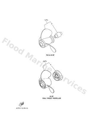 Diagram for PROPELLERS F25 AND 25