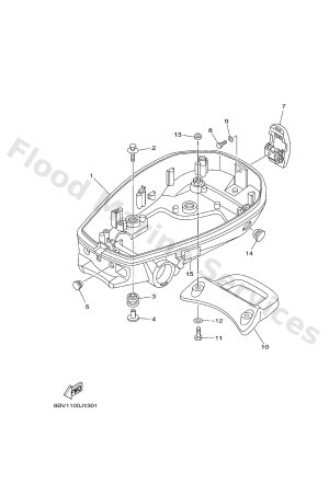 Diagram for BOTTOM COWLING
