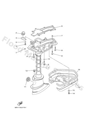 Diagram for UPPER CASING
