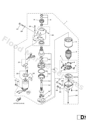 Diagram for STARTING MOTOR