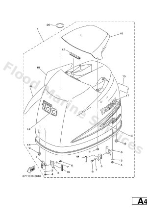 Diagram for TOP COWLING