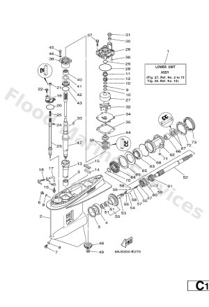 Diagram for LOWER CASING & DRIVE 1
