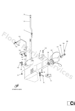 Diagram for LOWER CASING & DRIVE 2