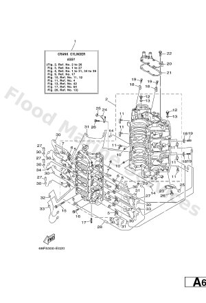 Diagram for CYLINDER & CRANKCASE 1