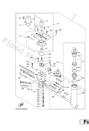 Diagram for POWER TRIM & TILT ASSY