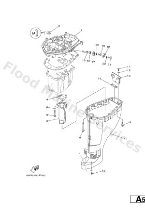 Diagram for UPPER CASING