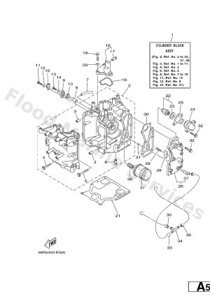Diagram for CYLINDER & CRANKCASE 1