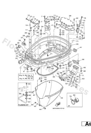 Diagram for BOTTOM COWLING