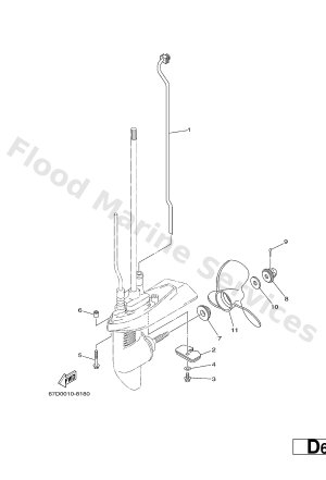 Diagram for LOWER CASING. DRIVE 2