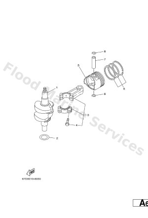 Diagram for CRANKSHAFT. PISTON