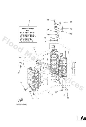 Diagram for CYLINDER & CRANKCASE 1