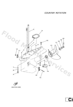 Diagram for LOWER CASING & DRIVE 4