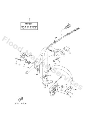 Diagram for TILLER HANDLE FITTING KIT 90