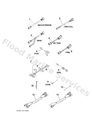 Diagram for ELECTRICAL WIRE HARNESSES