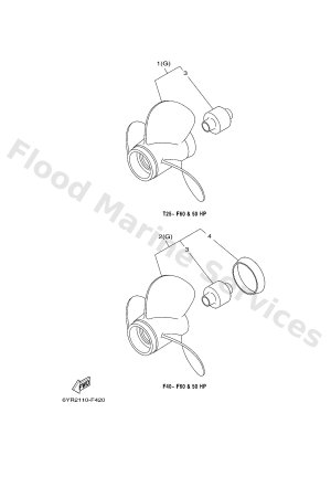 Diagram for PROPELLERS T25 THROUGH 50