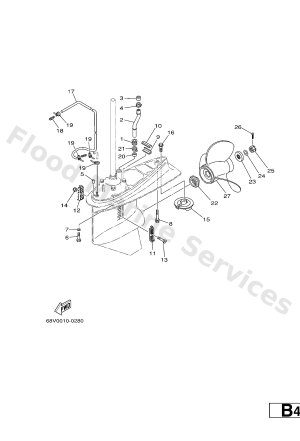 Diagram for LOWER CASING & DRIVE 2
