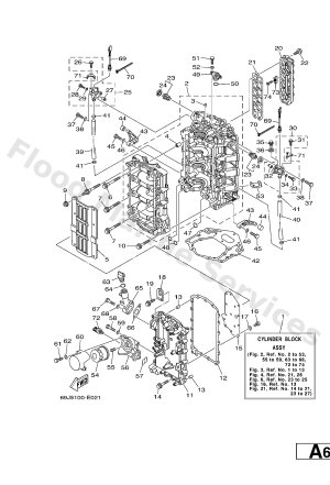 Diagram for CYLINDER & CRANKCASE 1