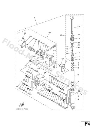 Diagram for POWER TILT ASSY