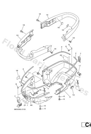 Diagram for BOTTOM COWLING