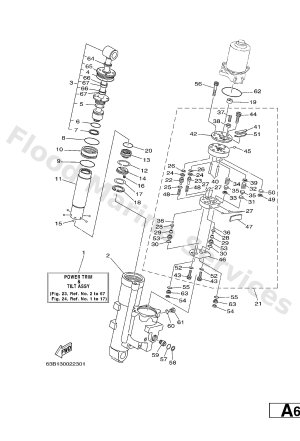 Diagram for POWER TRIM & TILT ASSY 1