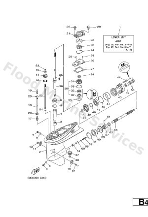 Diagram for LOWER CASING & DRIVE 1
