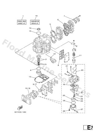 Diagram for REPAIR KIT 1