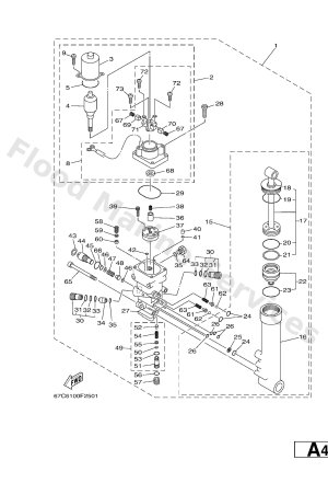 Diagram for POWER TRIM & TILT ASSY